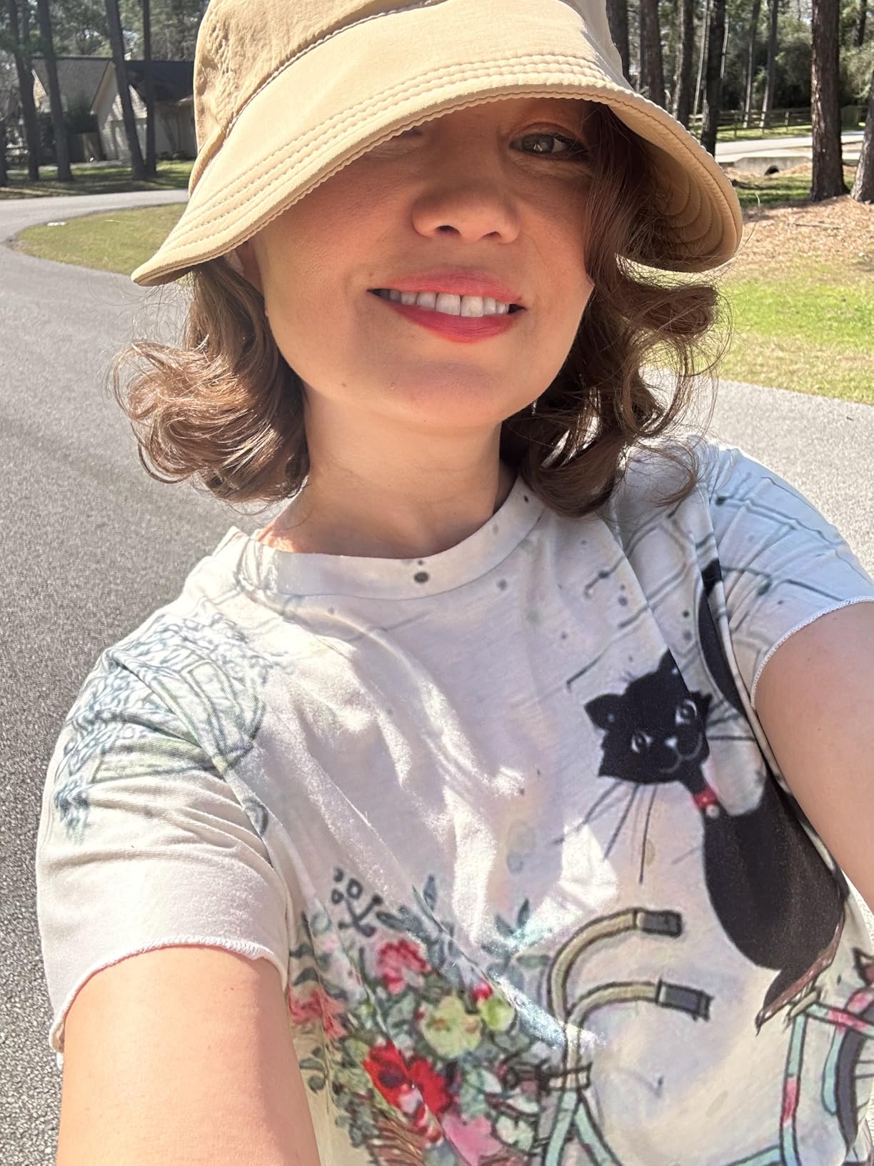 Zorveko Women's Wide Brim Sun Visor Hat testimonials_HYFz9F:image:2