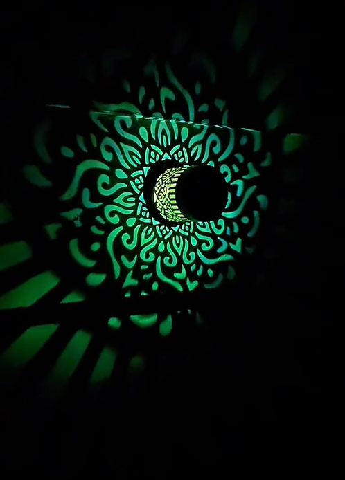 Zorveko Mandala Solar Wall Lamp – Magical Patio Night Ambience testimonials_HYFz9F:image:2